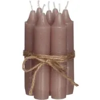 Annastore Spitzkerze 7-tlg. Set Kerzen H 11 cm - Stabkerzen für Flaschen und Vasen