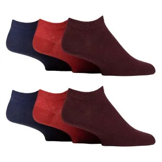 6er-Pack Herren Diabetiker Trainingssocken | Weit geschnittene Knöchelsocken mit lockerem Bündchen