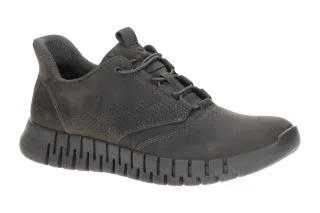 ECCO 52530402308 GRUUV Herren Slipper Grau - magnet Dual-Fit Fu?bett atmungsa...