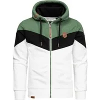 Amaci&Sons Kapuzenpullover ARDMORE Sweatjacke im Block-Design Herren Kapuzenpullover Pullover Hoodie Zipper Jacke