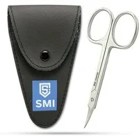 SMI Nagelschere Nagelhautschere Gebogen Nagelschere Hautschere Maniküre Schere + Etui