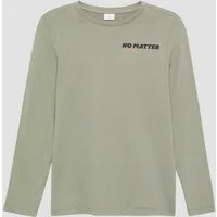 s.Oliver Langarmshirt T-Shirt Longsleeve mit Rückenprint