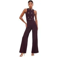 LIPSY Jumpsuit Lipsy Ärmelloser Jumpsuit mit Gürtel (1-tlg)