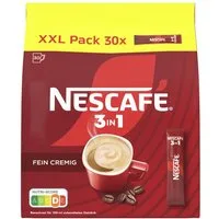 NESCAFE Kaffee, Nescafe 3in1 XXL Pack Instantkaffee 30 Sticks á 15,5 g Packung 465g