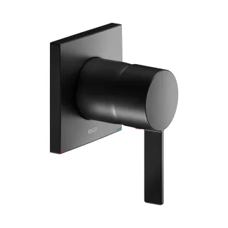 Keuco IXMO Pure Black Selection Einhebelmischer Unterputz, eckig, schwarz matt 59551379502