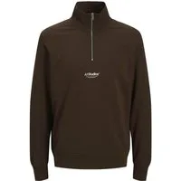 Jack & Jones PlusSize Sweatshirt JJESOHO SWEAT QUARTER ZIP HN NOOS PLS