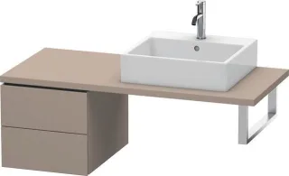 Duravit L-Cube Unterschrank für Konsole Basalt Matt 420x547x400 mm - LC583604343 LC583604343