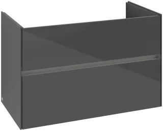 Villeroy & Boch Waschtischunterschrank Collaro C145B0 472x609,5x961mm mit Beleuchtung Glossy Grey C145B0FP