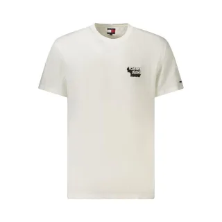 Tommy Hilfiger Bianco Baumwolle Herren T-Shirt