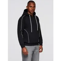 OMBRE Kapuzensweatshirt Kapuzenpullover mit kontrastierenden Nähten