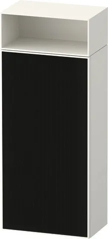 Duravit Zencha Halbhochschrank Schwarz Linienstruktur & Weiß n/a & Supermatt 400x240x961 mm - ZE1351 ZE1351R63840000