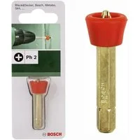 BOSCH Bohrer- und Bitset Bosch 2609255906 Tiefenstopp mit Schrauberbit für Gipskarton Ph2