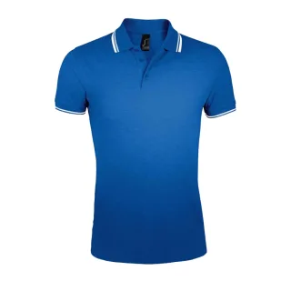 SOLS - "Pasadena" Poloshirt für Herren (Königsblau/Weiß)