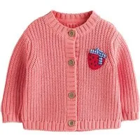 Next Strickjacke Babystrickjacke mit Rückenstickerei (1-tlg)