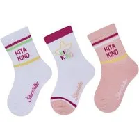 Sterntaler® Feinsöckchen Socken 3er-Pack Kitakind (3-Paar, 3er-Pack) angenehm weich zu tragen, hautsymathisch und atmungsaktiv, im 3er-Pack