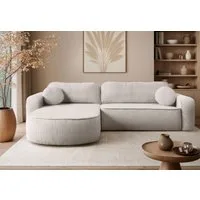 Lookway Ecksofa VENUS mit Schlaffunktion und Bettkasten, mit Bettfunktion und Bettkasten