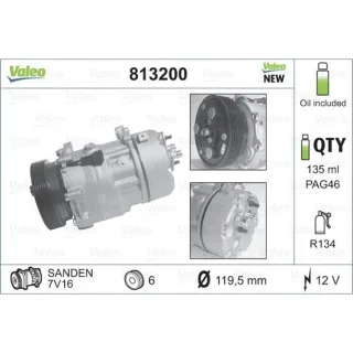 Valeo Klimakompressor Audi Ford Peugeot Seat Skoda Subaru VW