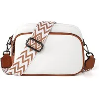 TAN.TOMI Umhängetasche Damen Handy Umhängetasche Echtes Crossbody Bag Damen Handytasche, Umhängetasche Damen Klein Taschen mit Breitem Schultergurt u 3 fächern