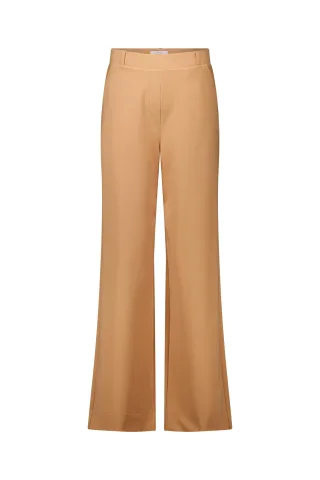 Studio Anneloes - Lexie bonded trousers camel - Gr. - XS