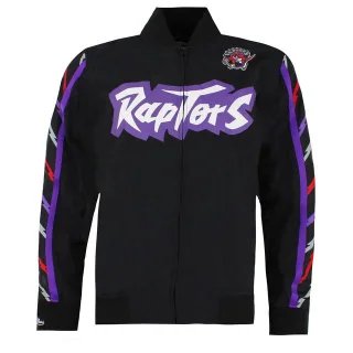 Mitchell & Ness NBA Toronto Raptors Hook Shot Aufwärm -Männerjacke