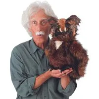 Folkmanis Handpuppen Handpuppe Folkmanis Eule