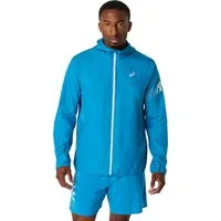 Asics Laufjacke ICON JACKET AEGEAN BLUE/CREAM