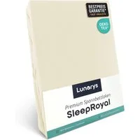 Lunarys Spannbettlaken SleepRoyal, Jersey-Elasthan, Gummizug: rundum, (1 Stück), 90x200 cm, 250 g/m², extrem hochwertig, Luxus Multi-Stretch Laken