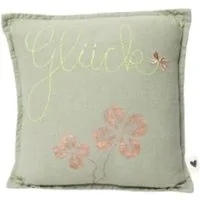 Good old Friends Zierkissen Mini Kissen Glück 25cm x25cm