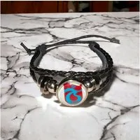 Stelby Armband mit Gravur Trabzonspor Armband 3D Gravur im Glas