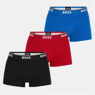Boss - "Bodywear" Boxershorts für Herren (3er-Pack) (Schwarz/Rot/Blau)