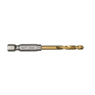 Milwaukee Metallbohrer SHOCKWAVE HSS-G TiN 4mm - 2 Stück - 48894708