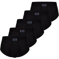 ESGE - Die Wäsche-Macher Slip 5er Pack- Feinripp Jeans (Spar-Set, 5-St) Slip / Unterhose - Baumwolle - mit Eingriff - Ohne Seitennähte