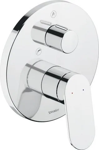 Duravit Wave Einhebel-Wannenmischer Unterputz Chrom Hochglanz 170x92x193 mm - WA5210012010 WA5210012010