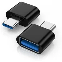 CSL Stecker USB-C auf USB-A Buchse für Handy, Laptop & Tablet, Konverter USB-Adapter USB Typ C zu USB Typ A, USB 2.0, 480 Mbit/s, OTG-Funktion, Plug & Play, kompakt