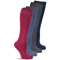 Frostfighter Kniestrümpfe Damen Thermokniestrümpfe (4-Paar) Vollfrottee Innenfutter, Thermo, Winter, dicke warme Kniestrümpfe