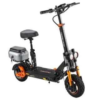 [EU Direct] TWOFISH V5 MAX Electric Scooter with Seat and Rear Trunk 48V 18Ah Battery 800W Motor Recommended Top Speed 2