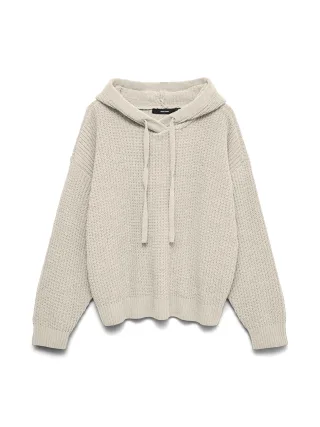 VERO MODA - VMNEAT LS HOOD PULLOVER BOO Birch - Gr. - XS