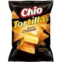 Chio Knabberei, Chio Tortillas Chips Nacho Cheese vegetarisch Chipstüte 110g