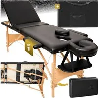 tectake Massageliege 3 Zonen Massageliege (Set, 1-St., mit Tragetasche), Breite 60 cm, Polsterung 5 cm