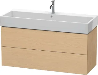 Duravit L-Cube Waschtischunterbau wandhängend Natur Eiche Matt 1184x459x544 mm - LC627903030 LC627903030
