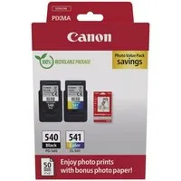 Canon 2 Druckerpatronen Tinte PG-540 BK / CL-541 tri-color Photo Value Pack Tintenpatrone