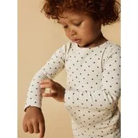 Lil' Atelier Langarmshirt NMNLAGO KIM LS SLIM TOP LIL NOOS weiche Jersey Rippqualität