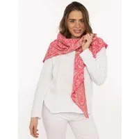 Zwillingsherz Dreieckstuch "Paisley Blätter", blumiges Muster, tolles Accessoire, vielseitig tragbar