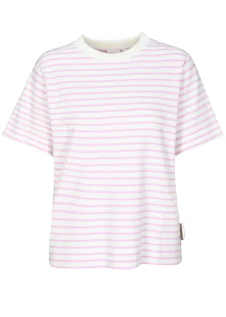 THE FASHION PEOPLE - T-Shirt striped cherry blossom strip - Gr. - XXL