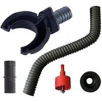 GARANTIA Wasserreservoir Avanti, (Komplett-Set, inkl. Kronenbohrer, Flexschlauch & Anschlussdichtung), integrierter Filter, Sommer- und Winterbetrieb