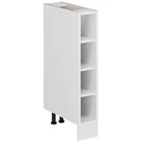 Vicco Unterschrank R-Line, Weiß, 15 cm ohne Arbeitsplatte (1-St)