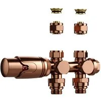 Belrad Regulierventil BLR305, (1-tlg), Thermostatische Heizkörperventile für Wand- und Bodenmontage in