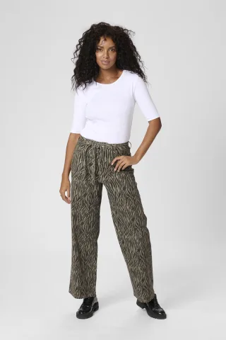 Jeans KAleondra Loose fit black offwhite