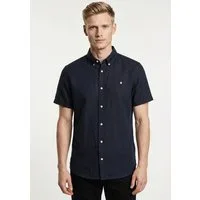 Jack & Jones Kurzarmhemd JPRBLUSUMMER LIN. BL. SHIELD SS SHIRT SN mit Stickerei