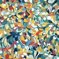 MAGAM-Stoffe Stoff "Splash", Design Baumwollstoff aus Frankreich ÖKO-TEX Meterware ab 50cm